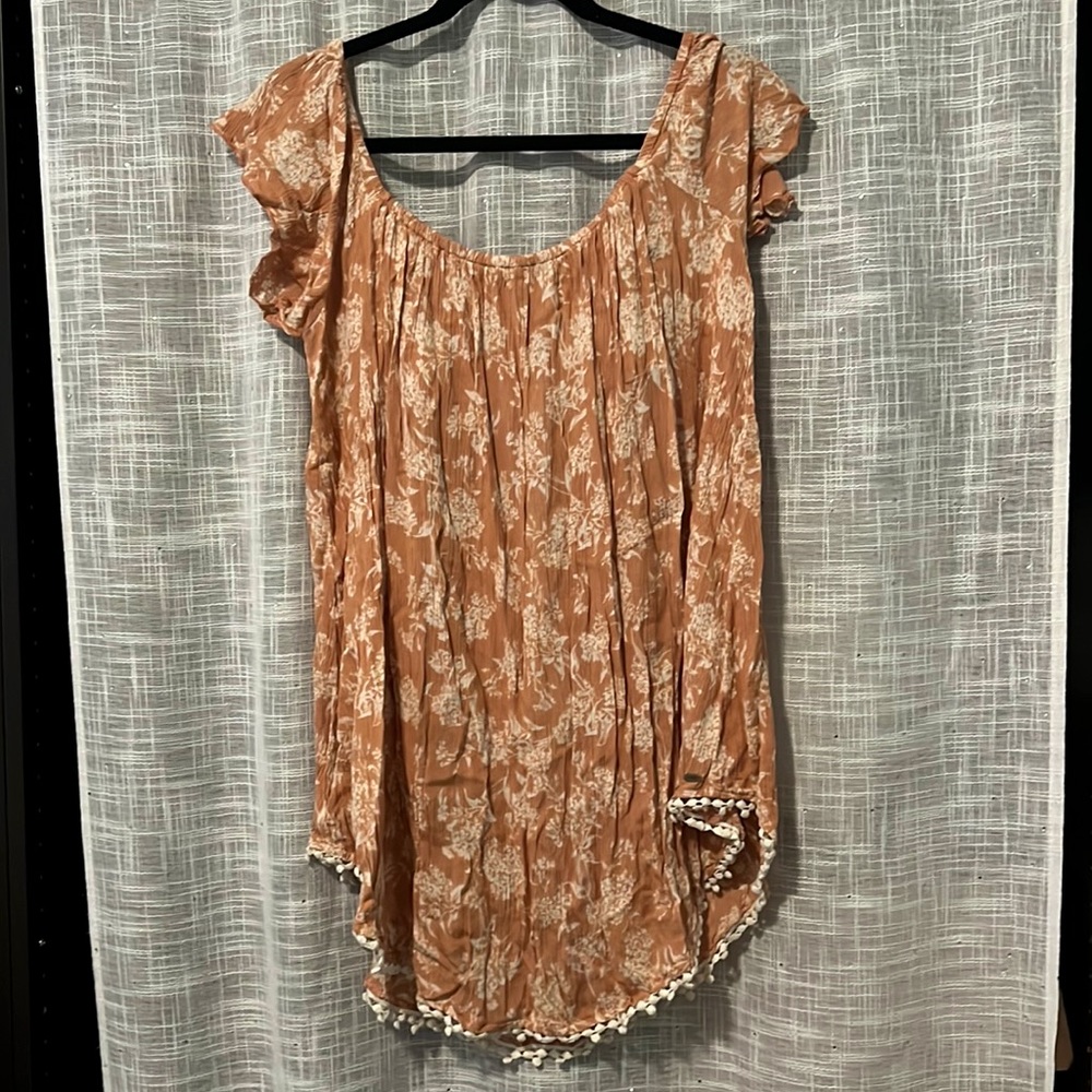 Cute Floral Summer Coverup/Mini with built in tube bra